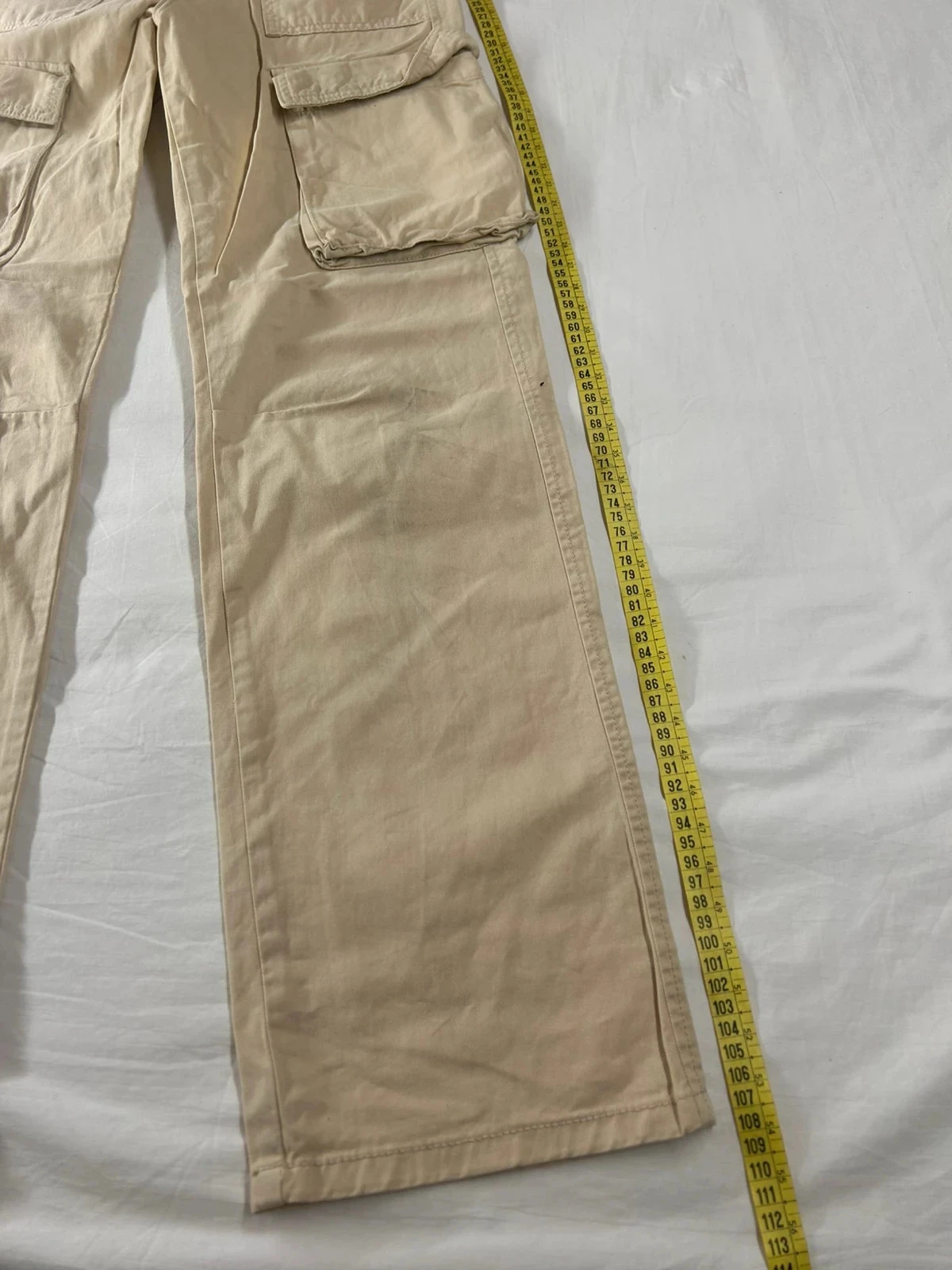 Creamy beige high-waisted Bershka jeans – photo 4